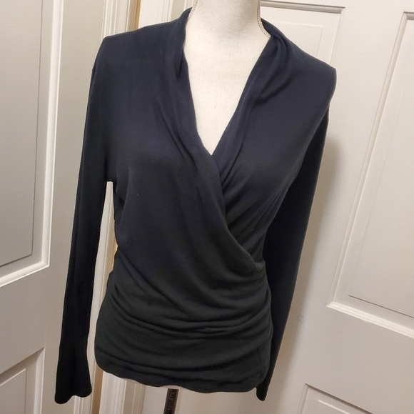Banana Republic Black Knit top size Small, casual - Picture 1 of 7
